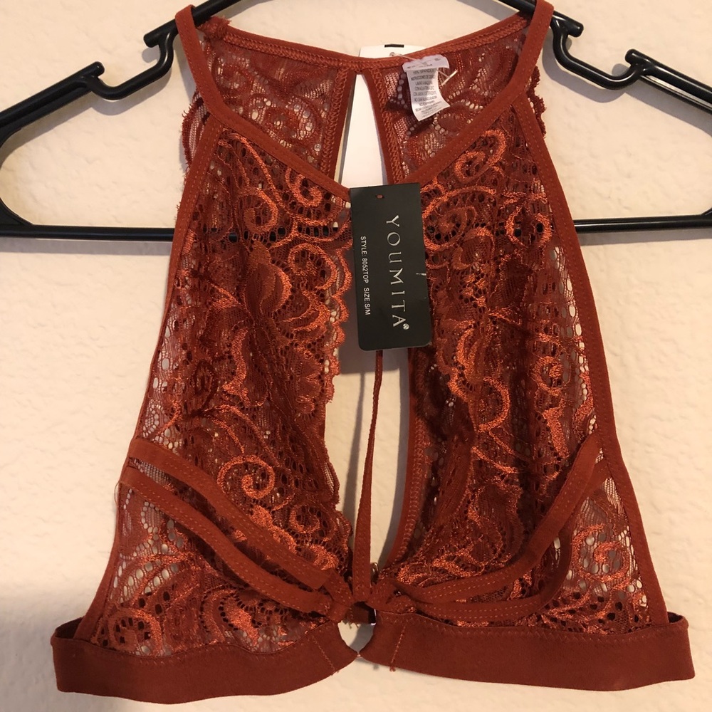 Burgundy/Red bralette